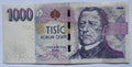 CZECH REPUBLIC 1000 KORUN (P18) 2008 Very Fine