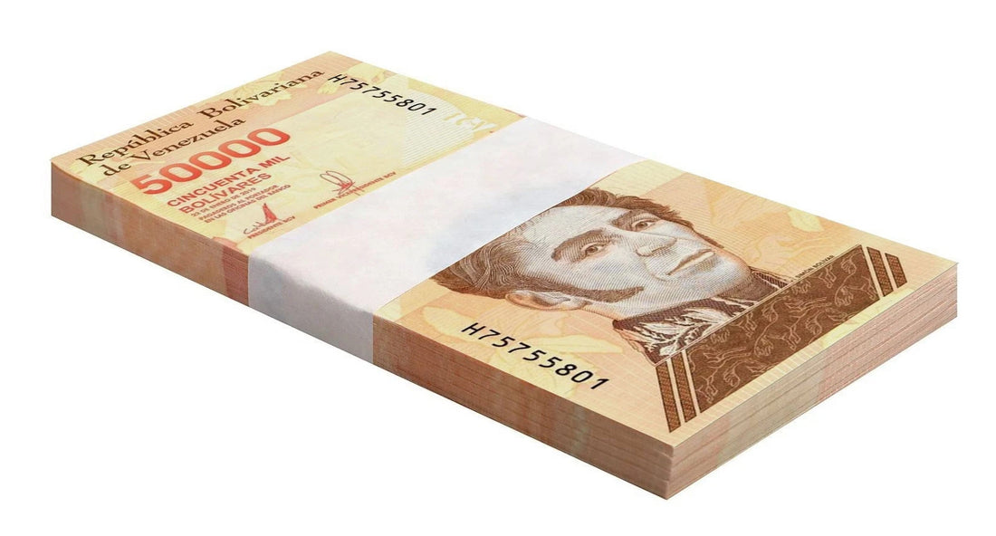 VENEZUELA BOLIVARES 100 X 50000   2019 UNC LOT 100 PCS Total