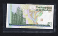 back of Royal Bank of Scotland 1 pound 1999 Commemorative Note vf/ref d11