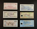 Vietnamese dong banknotes collection featuring denominations from 500 to 20000 on black background