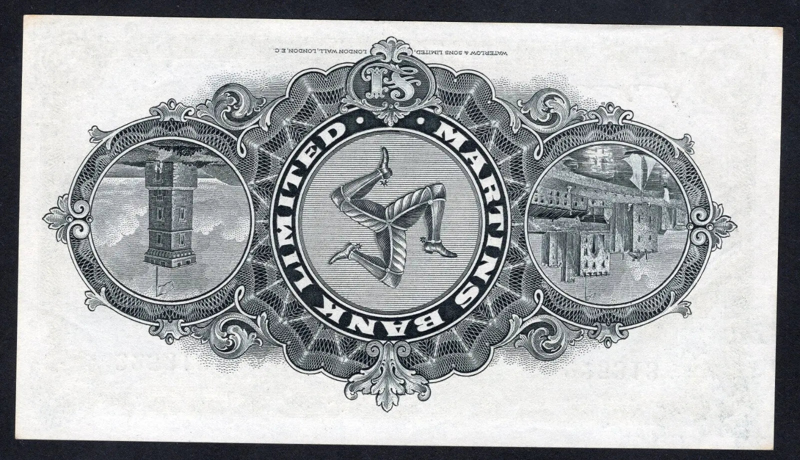 ISLE OF MAN  Bank Limited 1950 £1  Very Fine/REF D5