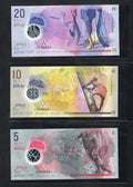 SET Maldives, 5-10-20-50-100-500 ufiyaa, 2015-2017, Polymer UNC/c2