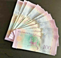 VENEZUELA 100 BOLIVARES 2018 P NEW BUNDLE 10 PCS UNC condition - worldbanknote