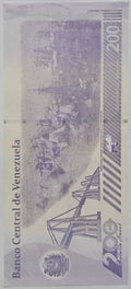 NEW BANKNOTE 200 BOLIVARES (200'000.000 BS) 2023 /2024 VENEZUELA UNC First RUN