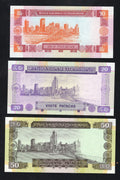 A Set3 Macau Notes/10,20, 50 Patacas,Matching Low Serial Number very rare/ref d3 - worldbanknote