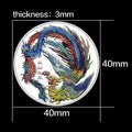 coins / souvenir - Chinese myths /phoenix silver plated