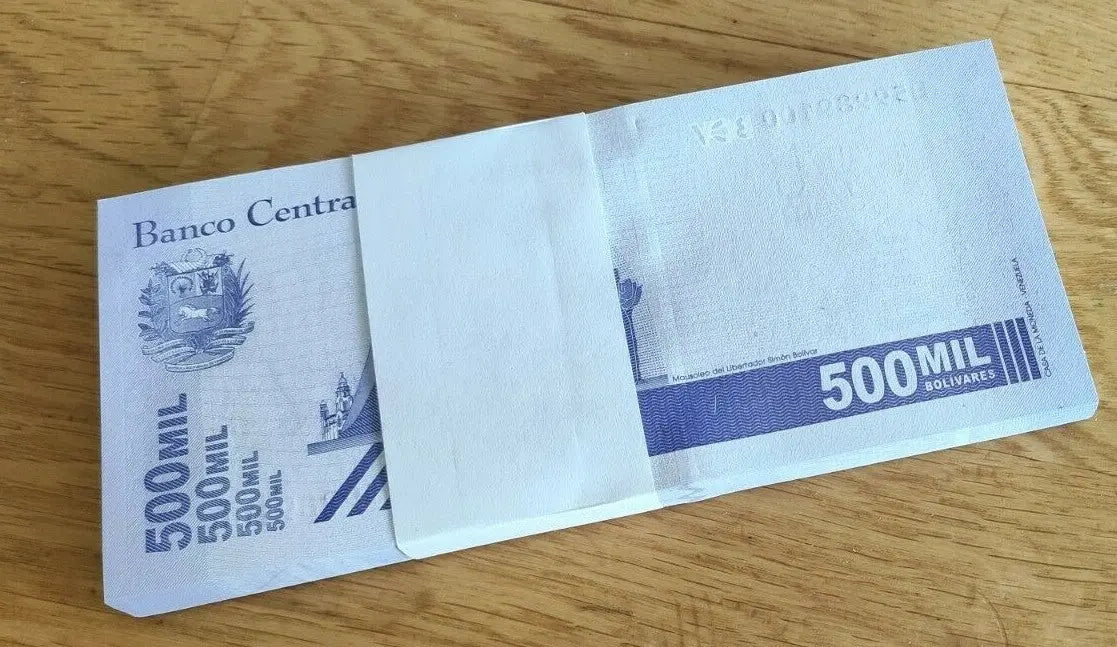 100xVENEZUELA 500,000 Bolivares note UNC 