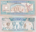 100xSomaliland 50 Shillings 2002 UNC