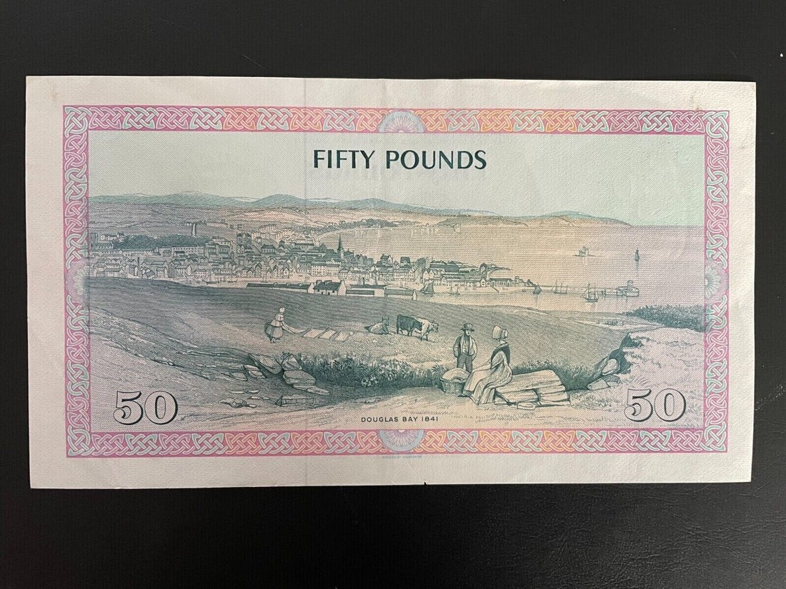 ISLE OF MAN FIFTY POUNDS 1983 P39a - worldbanknote