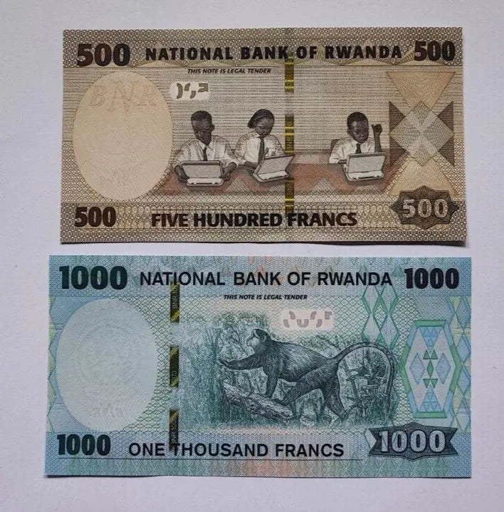 RWANDA Complete Set 2013-15 500 1000 2000 5000 Francs UNC Banknote P-38 39 40 41