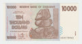 RARE! Zimbabwe P-72 Ten Thousand Dollars 2008 Uncirculated banknote AA RARE! - worldbanknote