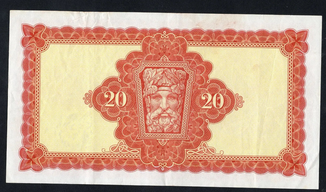 Central Bank of Ireland, 20 Pounds 1976 VF/XF/V11