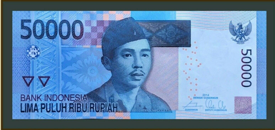 Indonesia BANKNOTE 50000 Rupiah 2014 UNC - worldbanknote