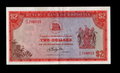 RESERVE BANK OF RHODESIA 2 DOLLARS 1977 BANKNOTE VERY FINE/REF D2 - worldbanknote