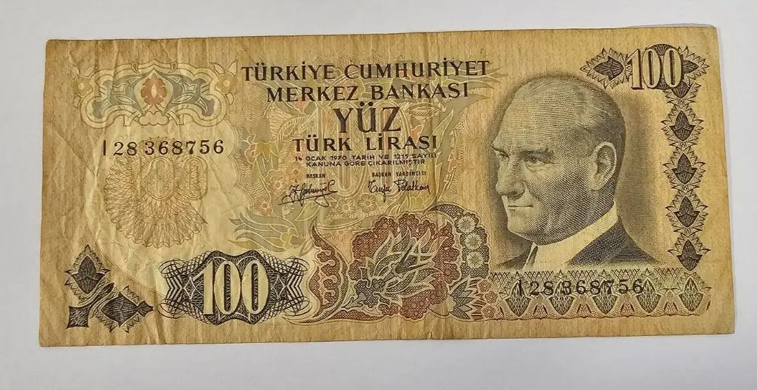 Turkey, 100 Lira, L. 1970 (1979) Very Fine/ref d2