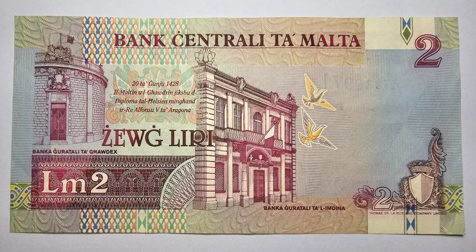 malta 2 liri very fine  1967 /ref d2