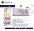 BANKNOTE SET OF 2 :200/500 BOLIVARES 2023 /2024 VENEZUELA UNC First RUN - worldbanknote