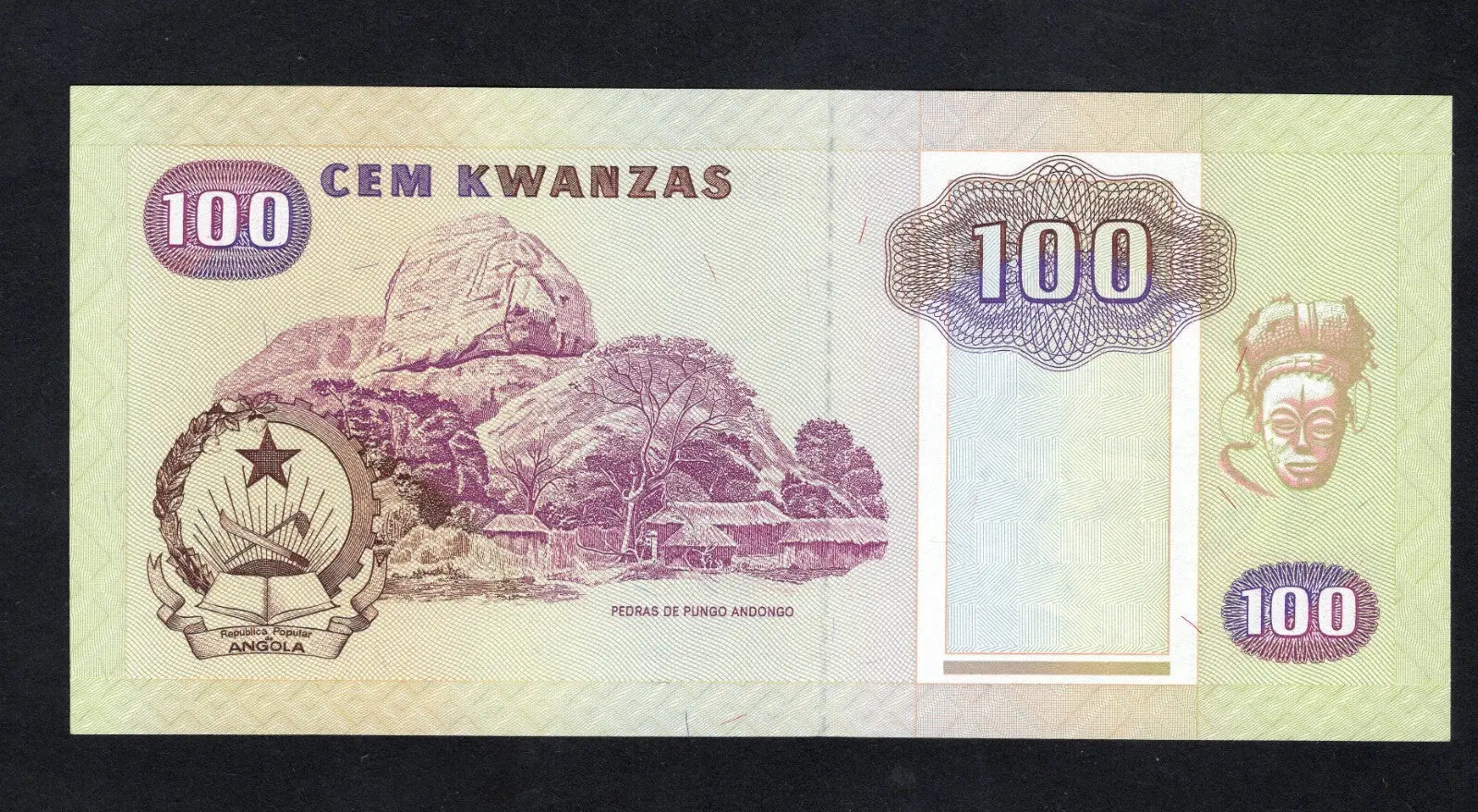 ANGOLA ( 1991  ) 100 KWANZAS UNC /d11