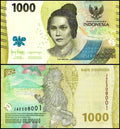Lot 1000 Pcs 1 Brick Indonesia 1,000 Rupiah 2022/2023 UNC New Design