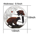 Endangered Animal Species Zambia Red Ruffed Lemur Silver Plated Coins - worldbanknote