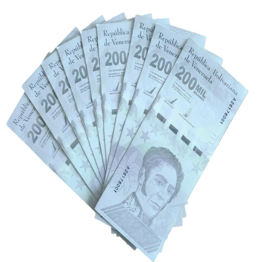 10xVENEZUELA 200,000 Bolivares note UNC  pick NEW