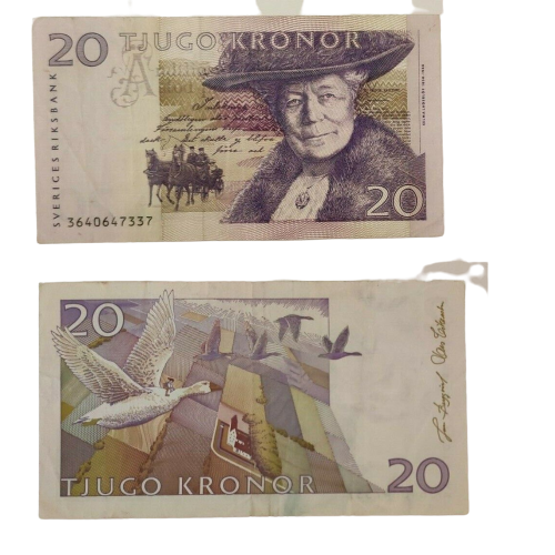 Banknote, Sweden, 20 Kronor USED