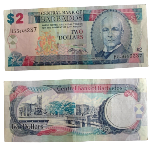 Barbados 2 Dollars 2012 EF