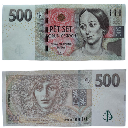 CZECH REPUBLIC 500 KORUN  2018 ALMOST UNCIRCULATED