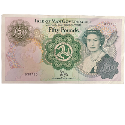 ISLE OF MAN FIFTY POUNDS 1983 P39a