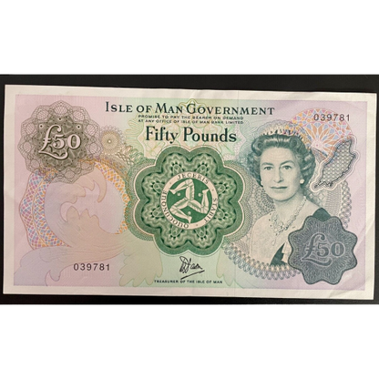 ISLE OF MAN FIFTY POUNDS 1983 P39a