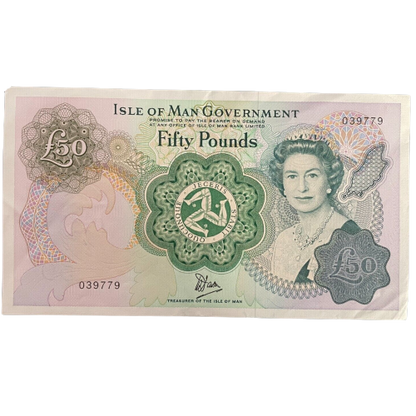 ISLE OF MAN FIFTY POUNDS 1983 P39a