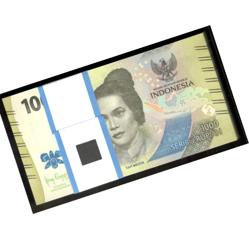 Lot 100 Pcs 1 Bundle Indonesia 1000 1,000 Rupiah 2022 UNC New Design