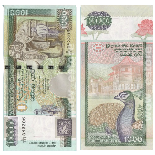 Sri Lanka 1000 1,000 Rupees 2006 NEW UNC Beautiful Banknote