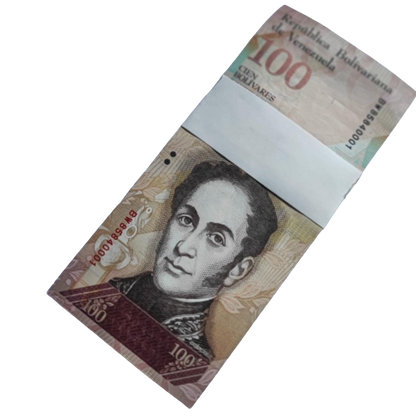 100x VENEZUELA 100 Bolivares 2007-2016 UNC
