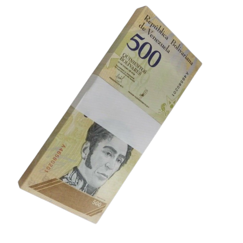 VENEZUELA BOLIVARES 100 X 500 2018 UNC LOT 100 PCS Total