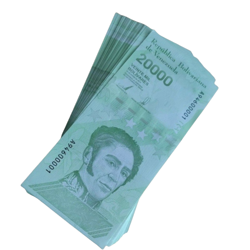 50xVENEZUELA 20,000 Bolivares note UNC