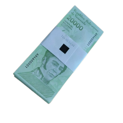 100xVENEZUELA 20,000 Bolivares note UNC