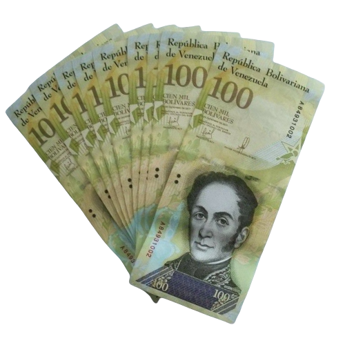 10xVenezuela 100000 Bolivares 2017 P-100b Banknotes UNC Fisrt Run Prefix A