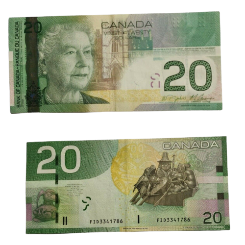 Canada 20 Dollars 2004 (2011) Macklem-Carney Note VF