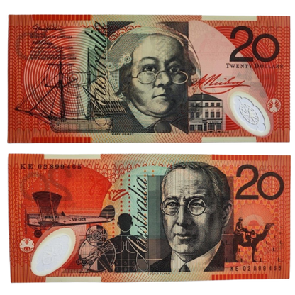 AUSTRALIA ( 2002-2005 ) 20 DOLLARS BEAUTIFUL RARE BANK NOTE,MINT GEM UNC