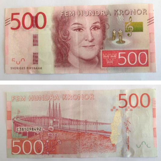 Sweden 500 Kronor 2016, UNC