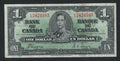 Canada 1937 $1 One Dollar Banknote vf/f10 worldbanknote