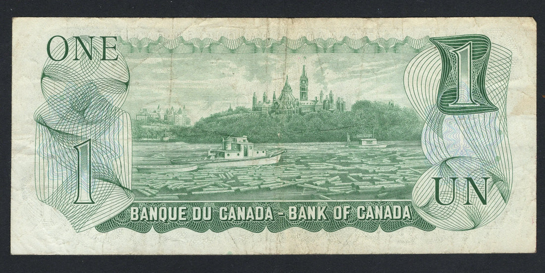 1973 CANADA OTTAWA $1 ONE DOLLAR BANKNOTE VF/F10 worldbanknote