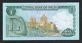 1967 Malta 1 Pound ( Lira ) unc/f10 worldbanknote