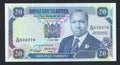 Kenya 20 Shillings 1990 UNC/F10 worldbanknote