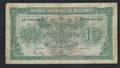 Vintage Belgian banknote from Banque Nationale de Belgique with green and brown colors