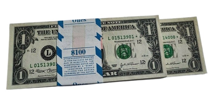 2003 "L" San Fran $1 100 Consecutive Star(replacement) Notes/ Price Per Note