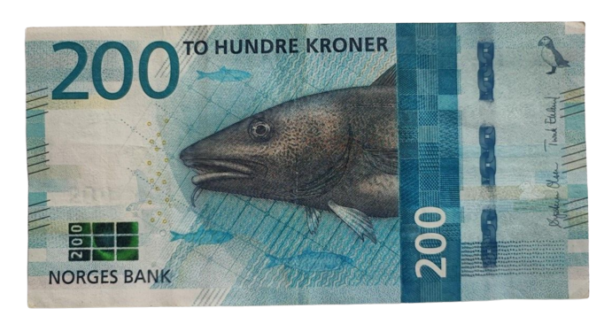 2016 -18 Norway  200  Kroner Circulated