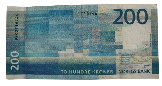 2016 -18 Norway  200  Kroner Circulated