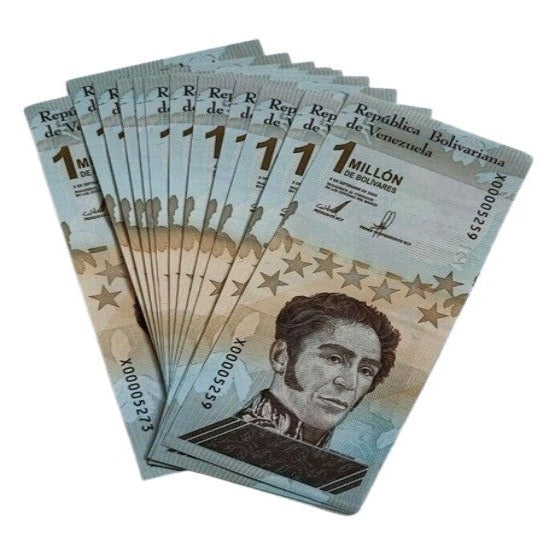2020/21 One (1) UNC Venezuela Replacement X Serial Banknotes 1 Million Bs P114